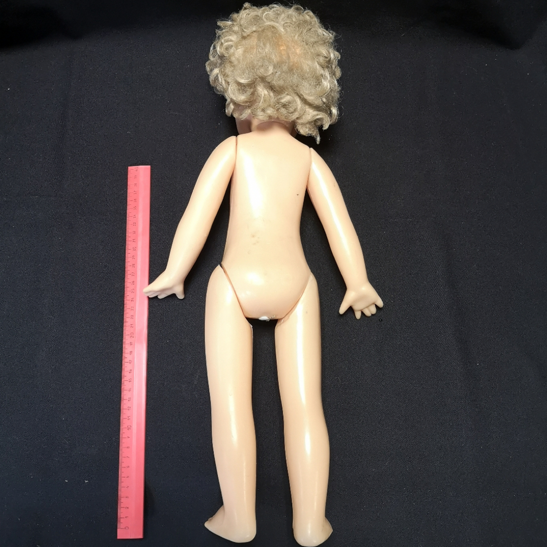 Кукла детская, резина, пластик, высота 55 см. ф-ка Весна . Картинка 6